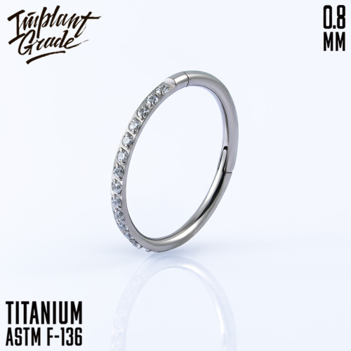 Кольцо-кликер Twilight 0.8 мм (20G)